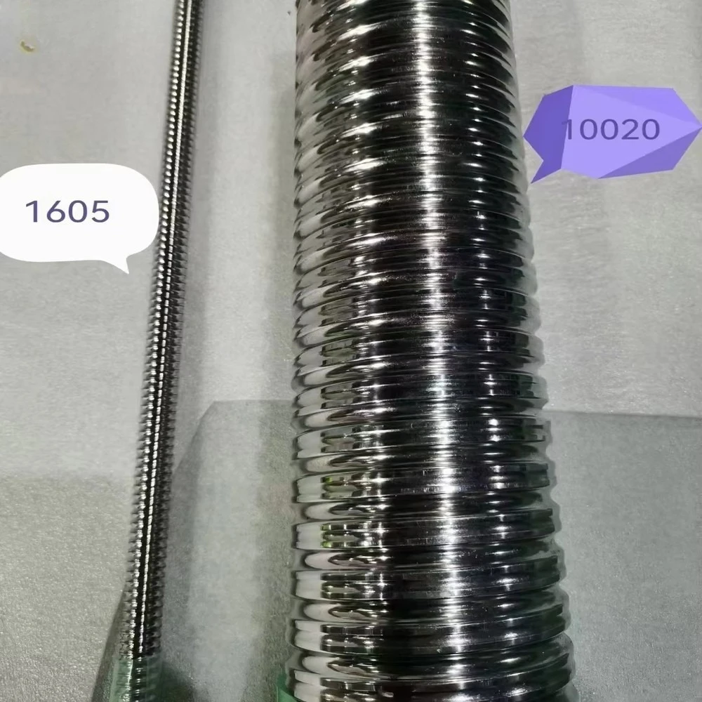 100mm Ball Screw SFU10020-4 DFU10020 Linear Motion Lead 20mm Pitch C7 Precision Steel for CNC Industrial