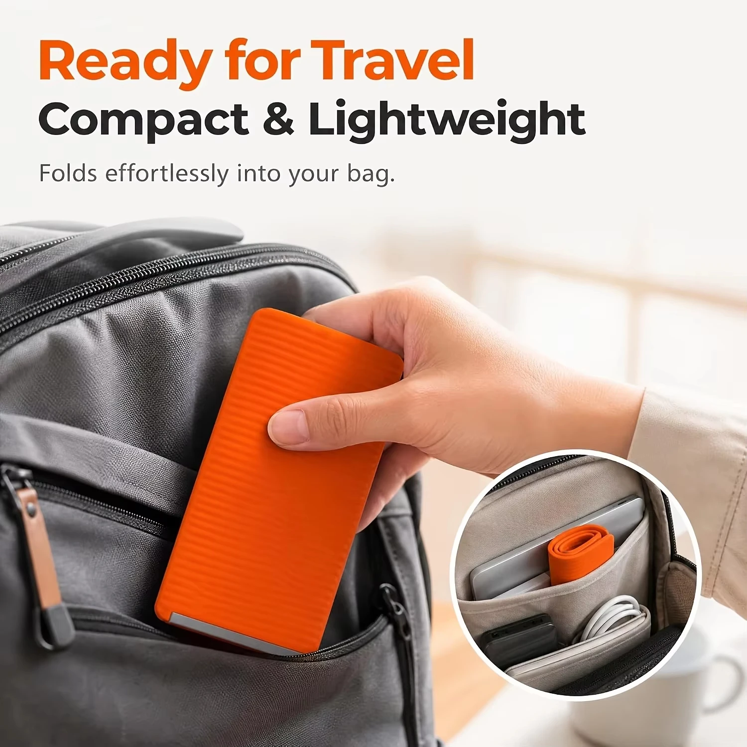 Foldable Stand with Built-In Aluminum Plate And Silicone Flexible Support And Bending Fun New Design