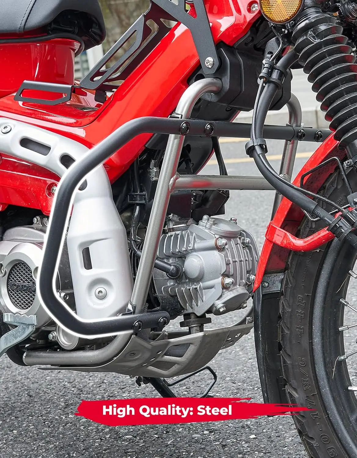 Motorcycle Engine Guard Crash Bar Compatible with Trail 125 CT125 Hunter Cub 2020-2026 Bumper Protector Guard