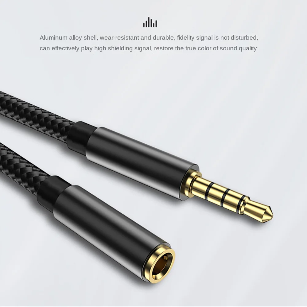 Игровой кабель для наушников Cloud Alpha, сменный кабель в нейлоновой оплетке, Прямая поставка