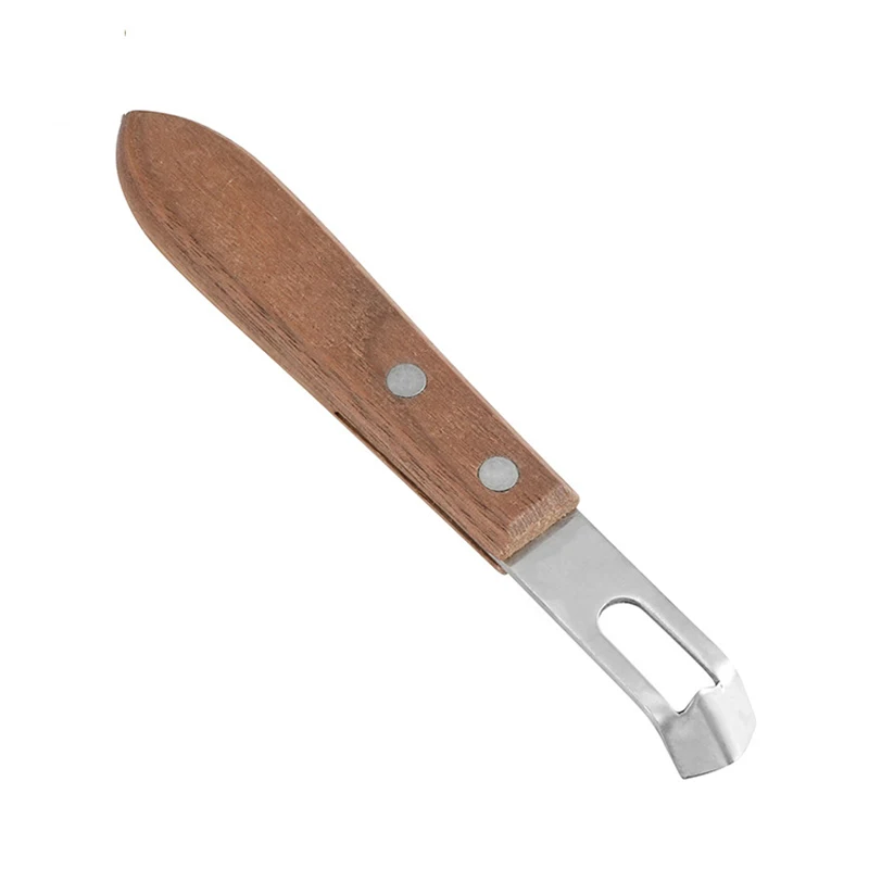 Channel Knife, Cocktail Garnish Citrus Zester, Wood & Stainless Steel Bar Tool with Rivets