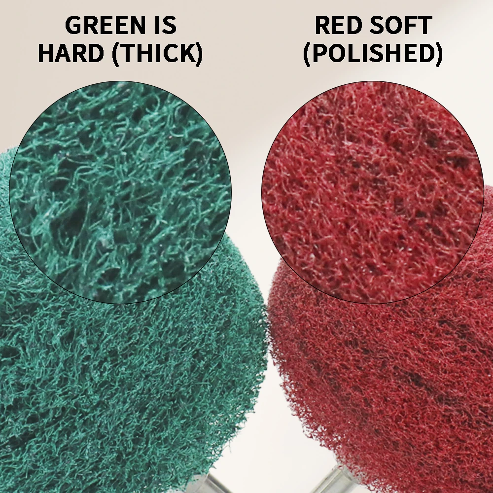1PC Scouring Pad Grinding Sanding Head Nylon Fiber Polishing Abrasive Buffing Wheel Hand Tool Accessories for Drill Power Tools