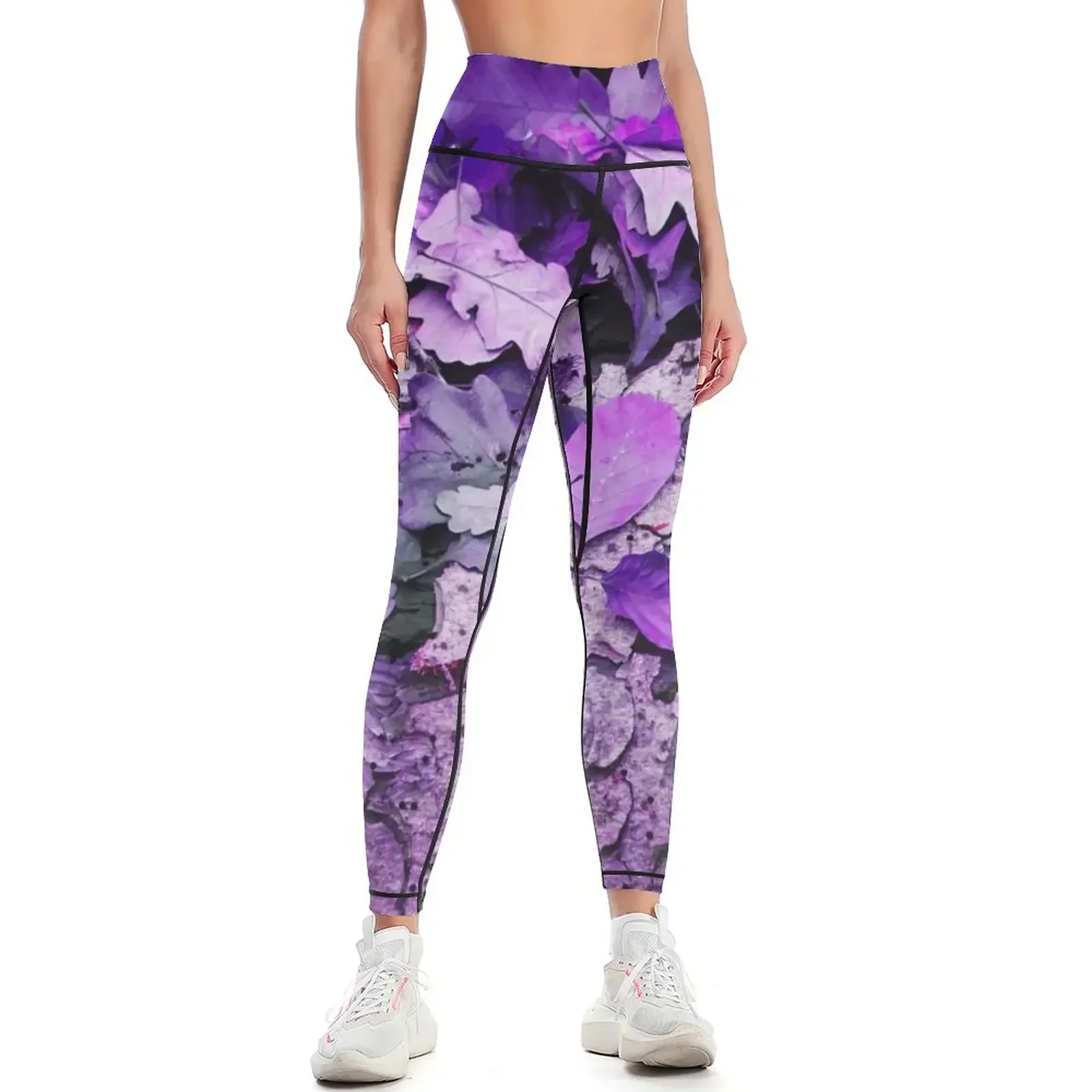 

Leaves and bark in purple - the little beauties of nature Leggings Women's fitness Women's push up Womens Leggings