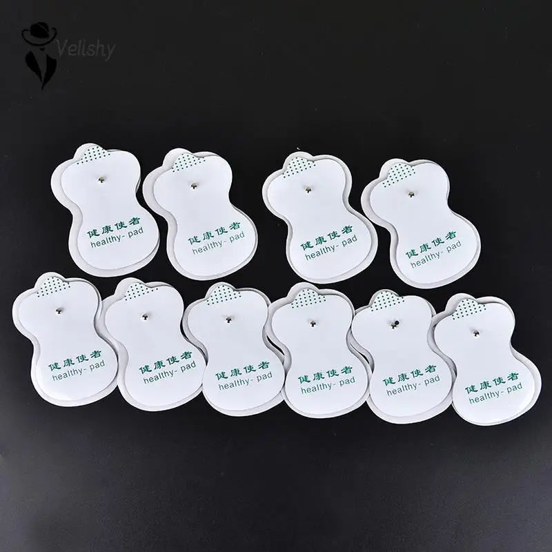 Electrode Pads for Tens Acupuncture Therapeutic Pulse Massager Sticker Adhesive Replacement Patch Massage Pad Conductive Gel