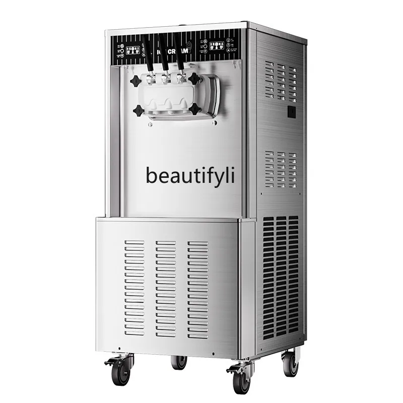 Ice cream machine Commercial automatic ice cream machine Vertical three-phase electric ice cream machine