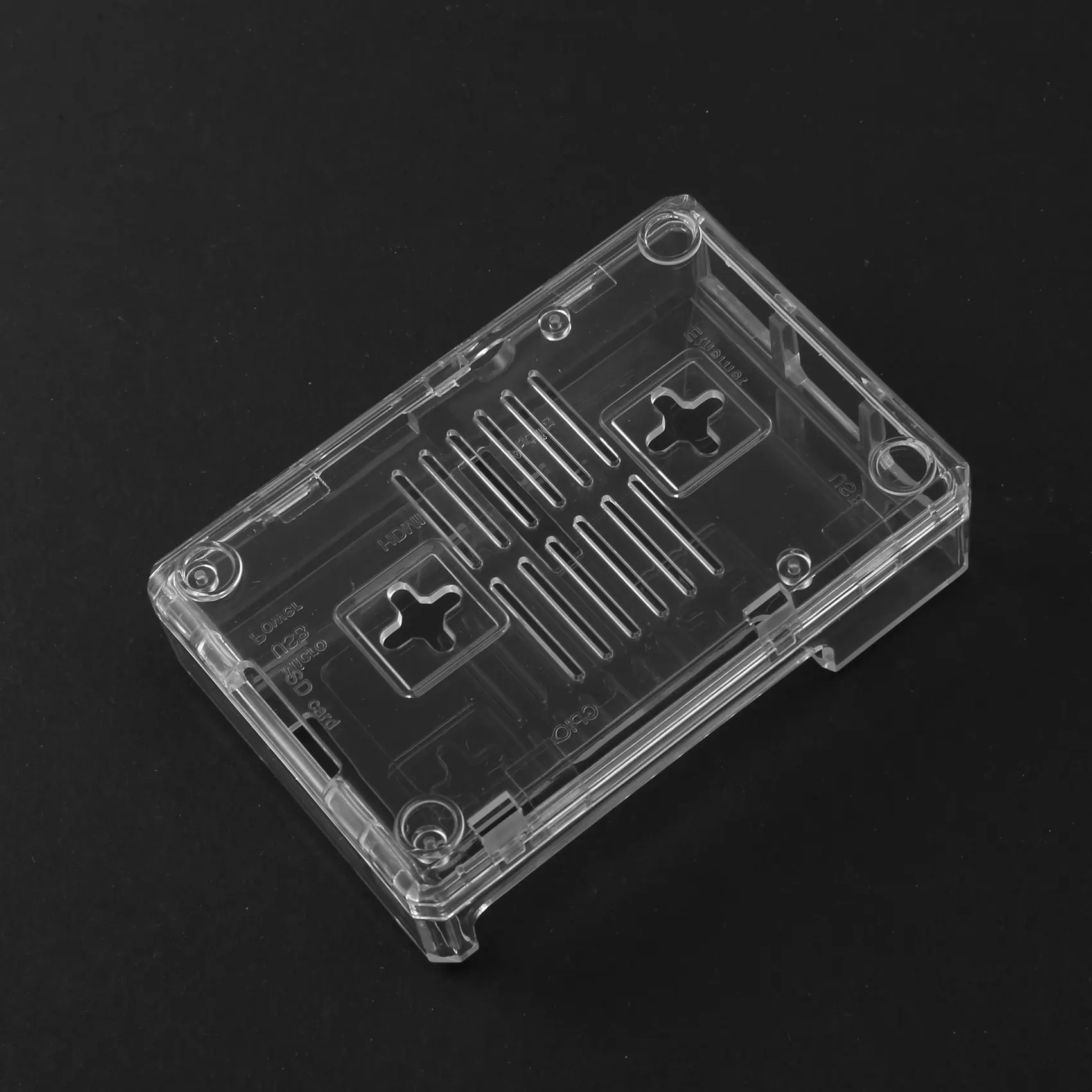 เคสป้องกัน ABS สำหรับ2B Raspberry Pi/3B/3B + (ใส)