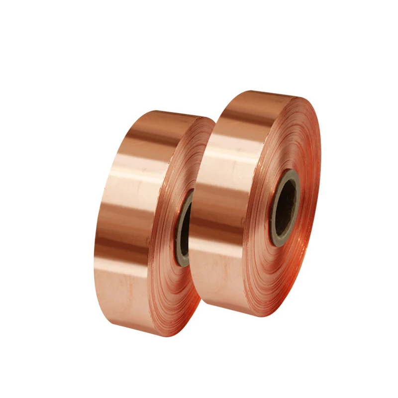 1 Meter Thickness:0.02/0.03/0.04/0.5/0.06mm Width:10~200mm Pure Copper Strip Coppers Sheet Metal