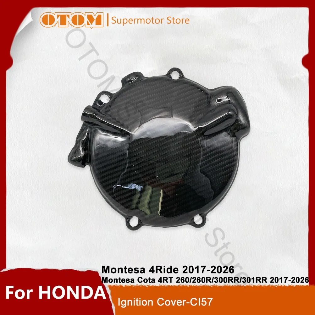 Protector de la Cubierta de Encendido de Motocicleta 2017-2026, de Fibra de Carbono, para HONDA Montesa 4Ride Montesa Cota 4RT 260 260R 300RR 301RR