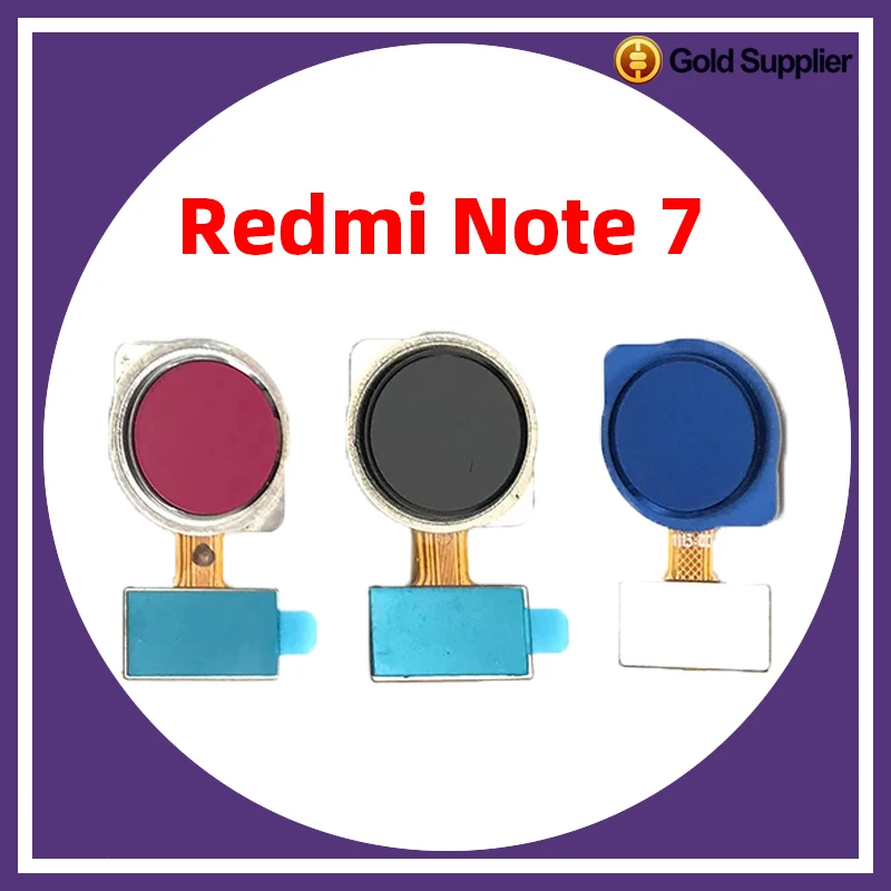 

Original For Xiaomi redmi Note 7 Fingerprint Sensor Scanner Touch ID Connect Motherboard home button Flex Cable