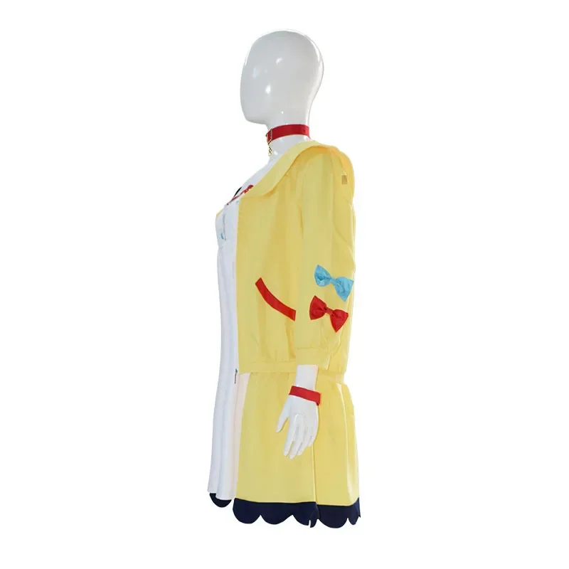 VTuber Inugami Korone Cosplay Costume pour femme, perruque queue, jolie robe, jupe, manteau, uniforme, accessoires, Halloween, carnaval, tenues de fête