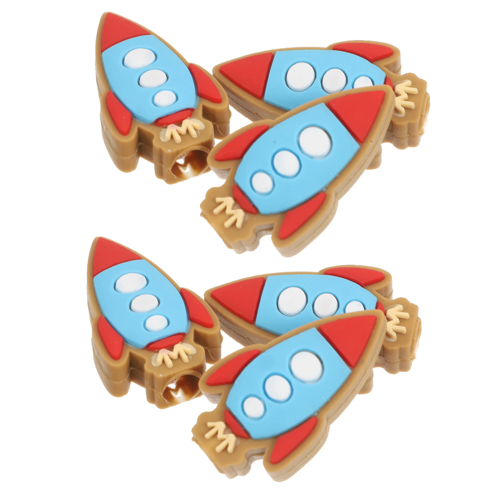 6 шт. мультяшные колпачки для карандашей, защитные чехлы из ПВХ, защитные накладки для наконечников, удлинители, декоративные гибкие школьные и офисные домашние чехлы