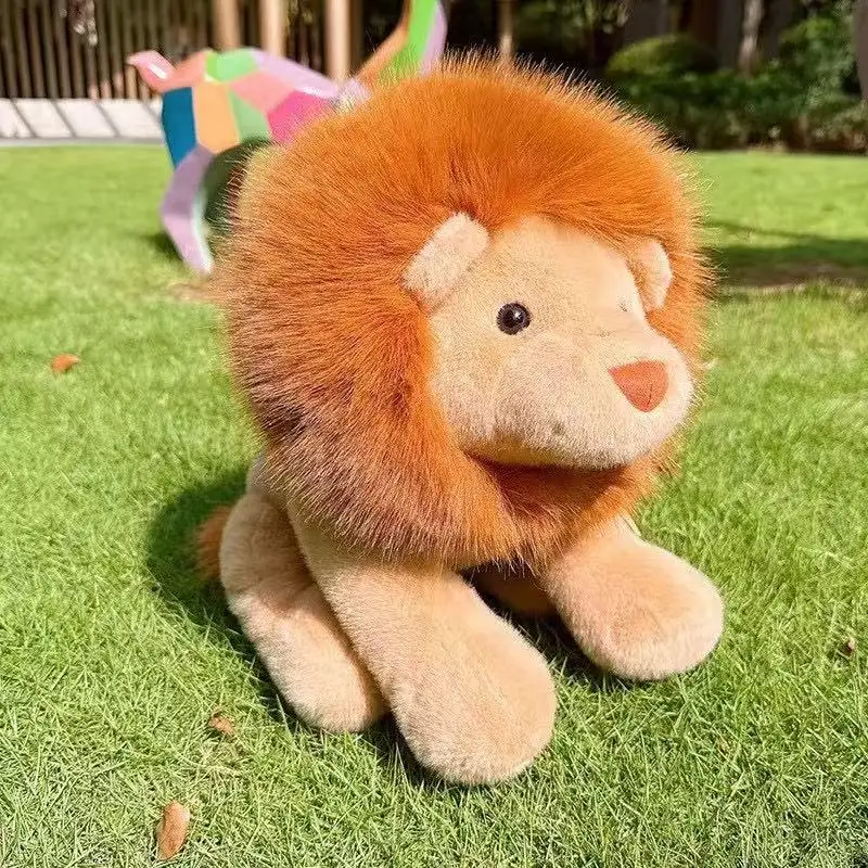 

Kawaii Soft Lion Plush Toy Cute Stuffed Animals Cartoon Lion Dolls Plushie Throw Pillow Sofa Cushion for Kids Girls Xmas Gifts