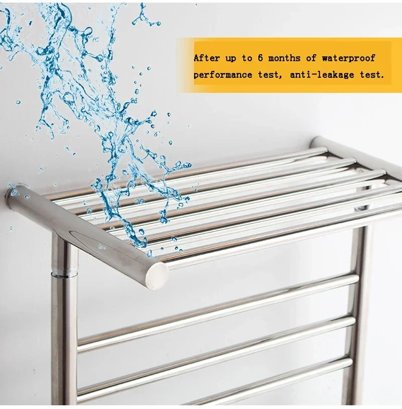 Electric Towel Rack 304 Stainless Steel Smart constant temperature 5 min Heated Towel Rail 680*520*300mm Towel Warmer