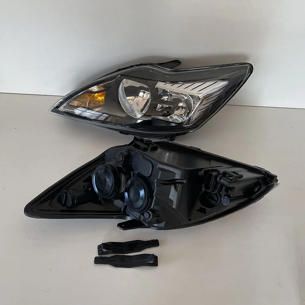 Headlights Car Headlamp Crystal Lights For Ford Focus 2009 to 2012 2N11-15201-AC 2PCS