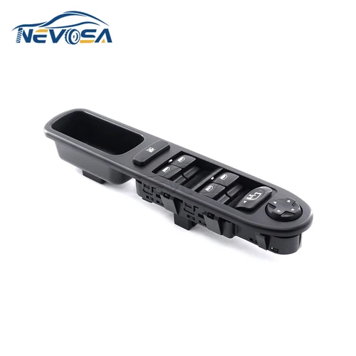 Imagen 2 del producto NEVOSA 6554.QG Botón de Control del interruptor de la ventana eléctrica principal del conductor delantero izquierdo con plegable para Peugeot 207 Citroen 6490.EH 6554QG