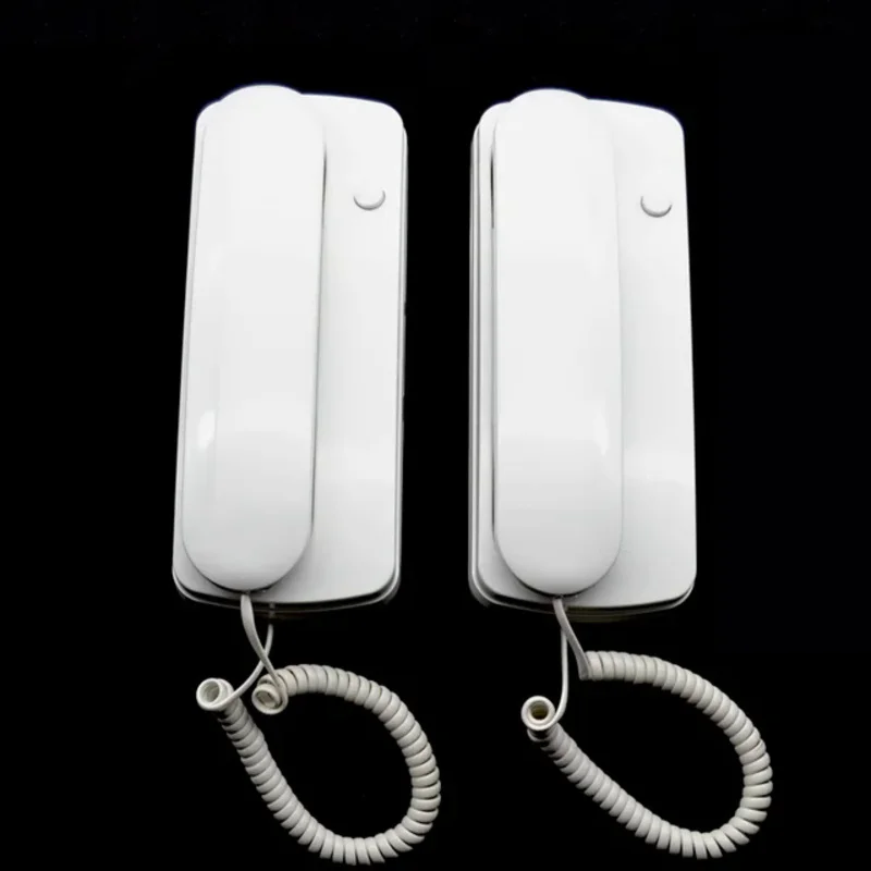 Interphone audio interphone maison interphone sonnette porte téléphone pièce à pièce TL-109AC/DC