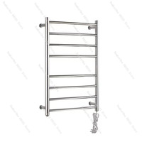 750Mm Electric Towel Rack 304 Stainless Steel 45C Constant Temperature 5Min Heated Towel Rail Towel Warmer 110V/220V