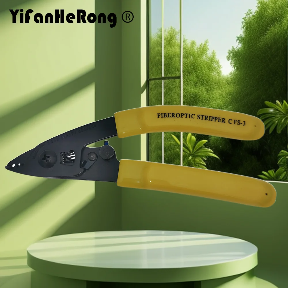 

1PC Fiber Optic Stripper 3 Holes Optical Fiber Pliers Upgraded Fiber Optic Stripper Wire Strippers Pliers
