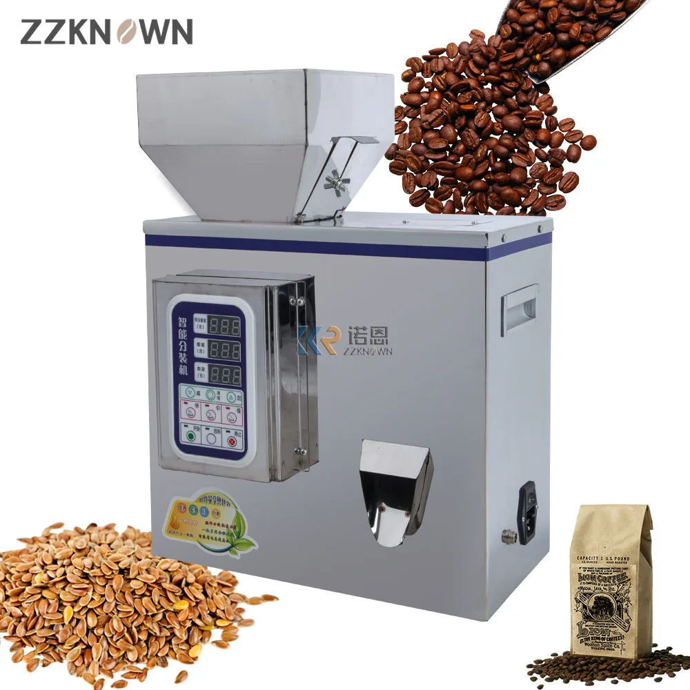 Kleine Partikel-Pulvergewichtsfüllmaschine, automatische Rationsfüllmaschine für Mehl, Kaffee, Zucker, Getreide, Reis