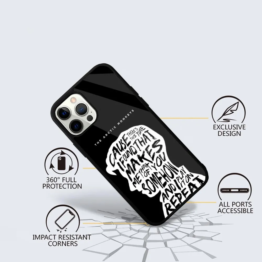 Arctic M-Monkeys Phone Case For iPhone 16,15,14,13,12,11,Plus,Pro,Max Mini Magsafe Magnetic Wireless Charging