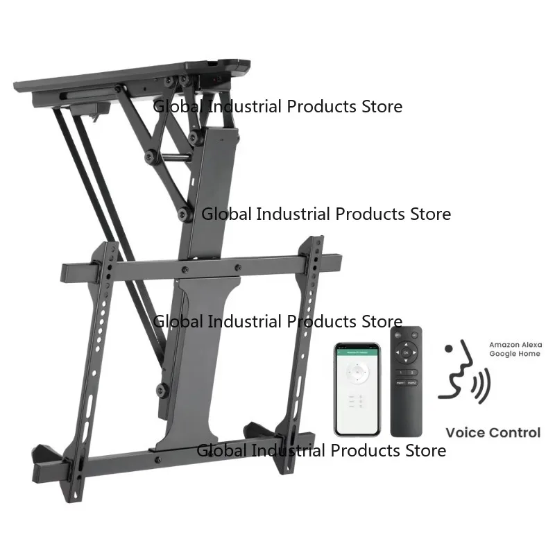 

APP Rmote Control Flip Down Smart Tilt Electric Ajustable Moorized TV Wall Ceiling Mount