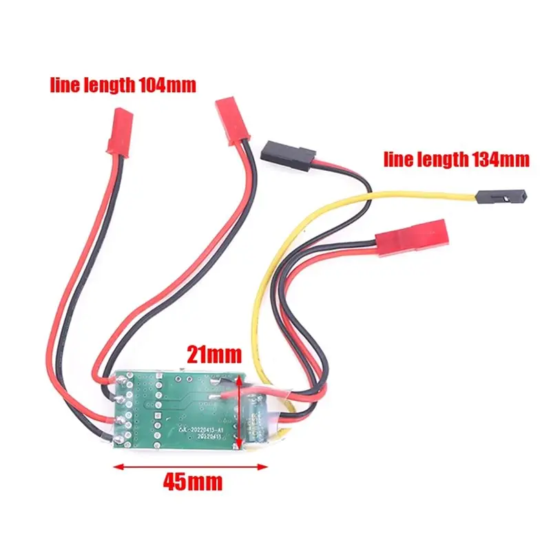 Best-Brushed Electric Speed Controller Dual Way Electric Speed Controller 40A X 2 Mixed Control ESC