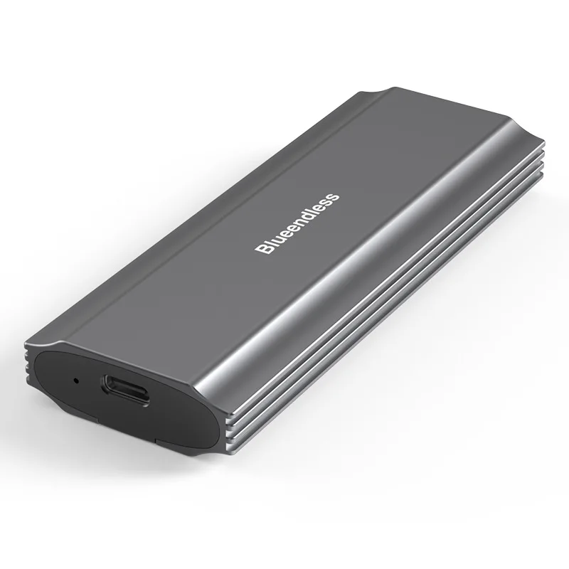 

M.2 dual protocol mobile hard disk box nvme/sata universal aluminum alloy tool-free ssd solid state drive box