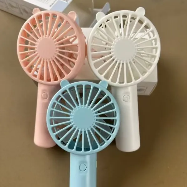 Portable Handheld Fan Small Cooling Fan USB Rechargeable Eyelash Eyelash Mute Cooler Handheld Fan Mini USB Rechargeable Desk