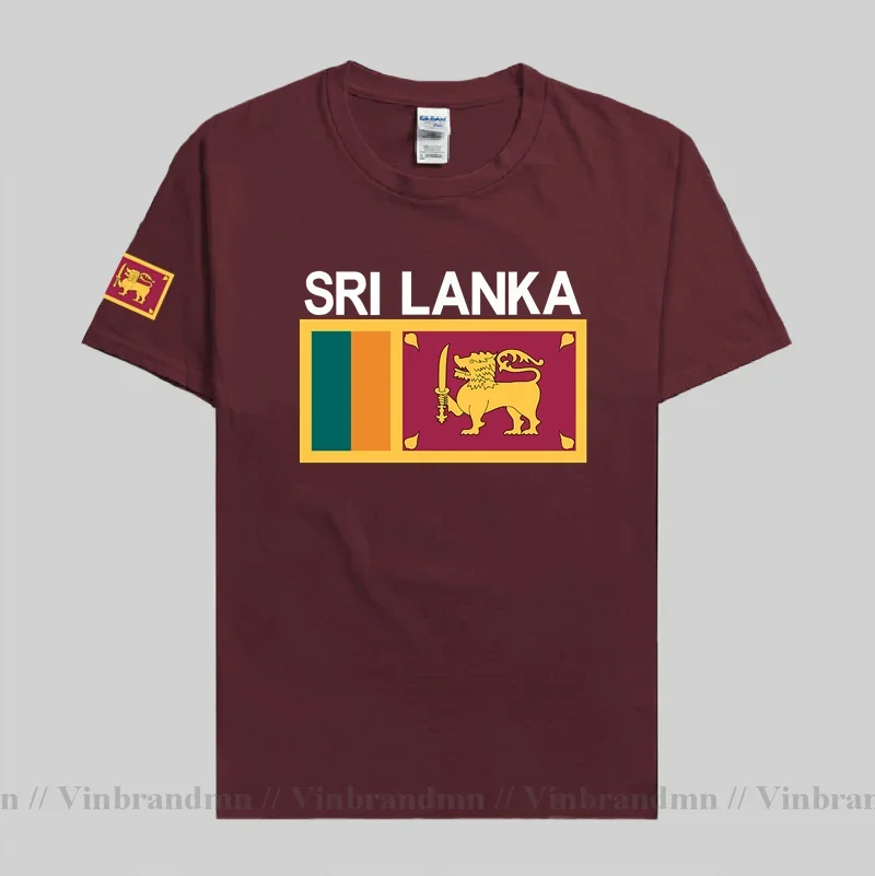 Sri Lanka Lankan Men T shirt 2023 Jerseys Nation Team Tshirt 100% Cotton T-shirts Sporting Clothing Tees Country Flag LKA Ceylon