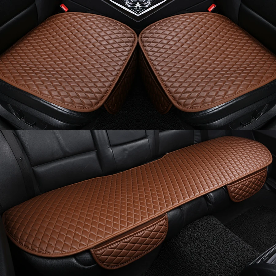 وسادة غطاء مقعد السيارة من جلد البولي يوريثان مناسبة لسيارة TOYOTA CHR Corolla Yaris Sienna Vios Fortuner Kluger Sequoia ملحقات السيارة