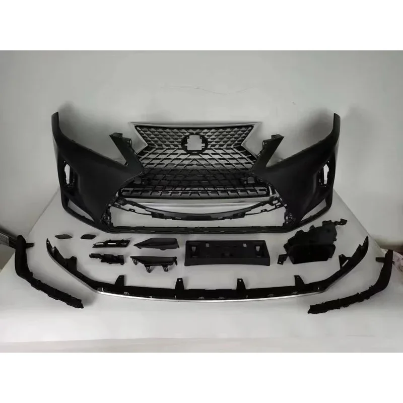 ترقية عالية الجودة إلى مجموعات هيكل المصد الأمامي RX طراز 2021 مع قابس المصابيح الأمامية وRX 2016-2019