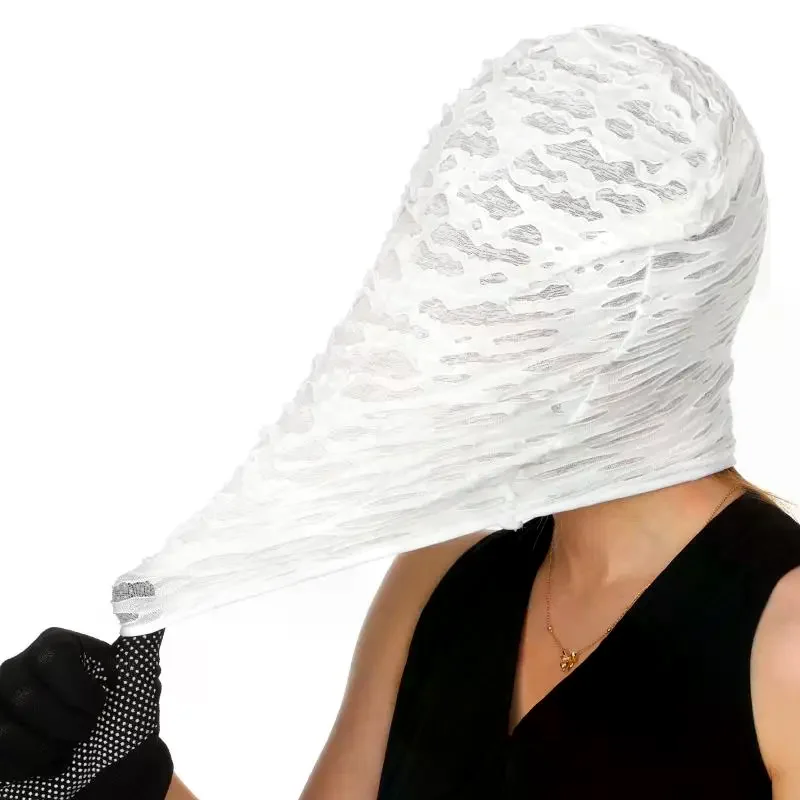Punk Ripped Distressed  Face Mask Sun UV Protection Headwear for Outdoor Exercise Walking and Running