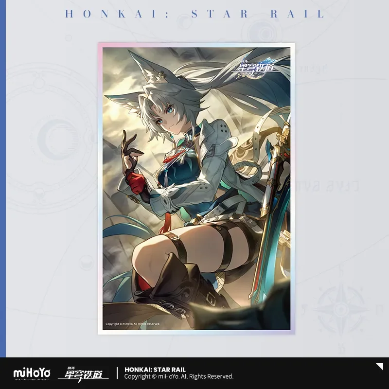 Sunsyea Honkai Star Rail Official Merch miHoYo Original Authentic Light Cone Series Acrylic Board Dan Heng March 7th Jing Yuan