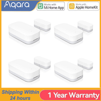 Global Edition Aqara Door Window Sensor Zigbee Wireless Connection Alarm Smart Mini Door Sensor Work With Xiao Mi Home HomeKit
