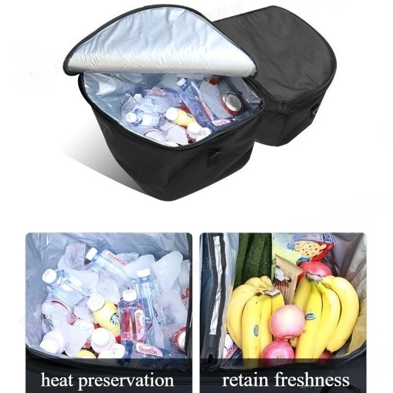 For Tesla Model Y Launch/Juniper 2025 Frunk Cooler Insulation Storage Organizers Bag Front Trunk Outdoor Picnic Car Accessories