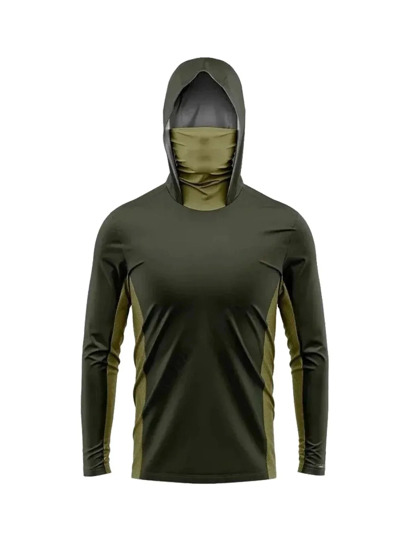2026 Summer New Style Men's Long-Sleeved T-Shirt with 3D Camo Pattern Print Casual Fashionable Sporty Comfortable Breathable view 2