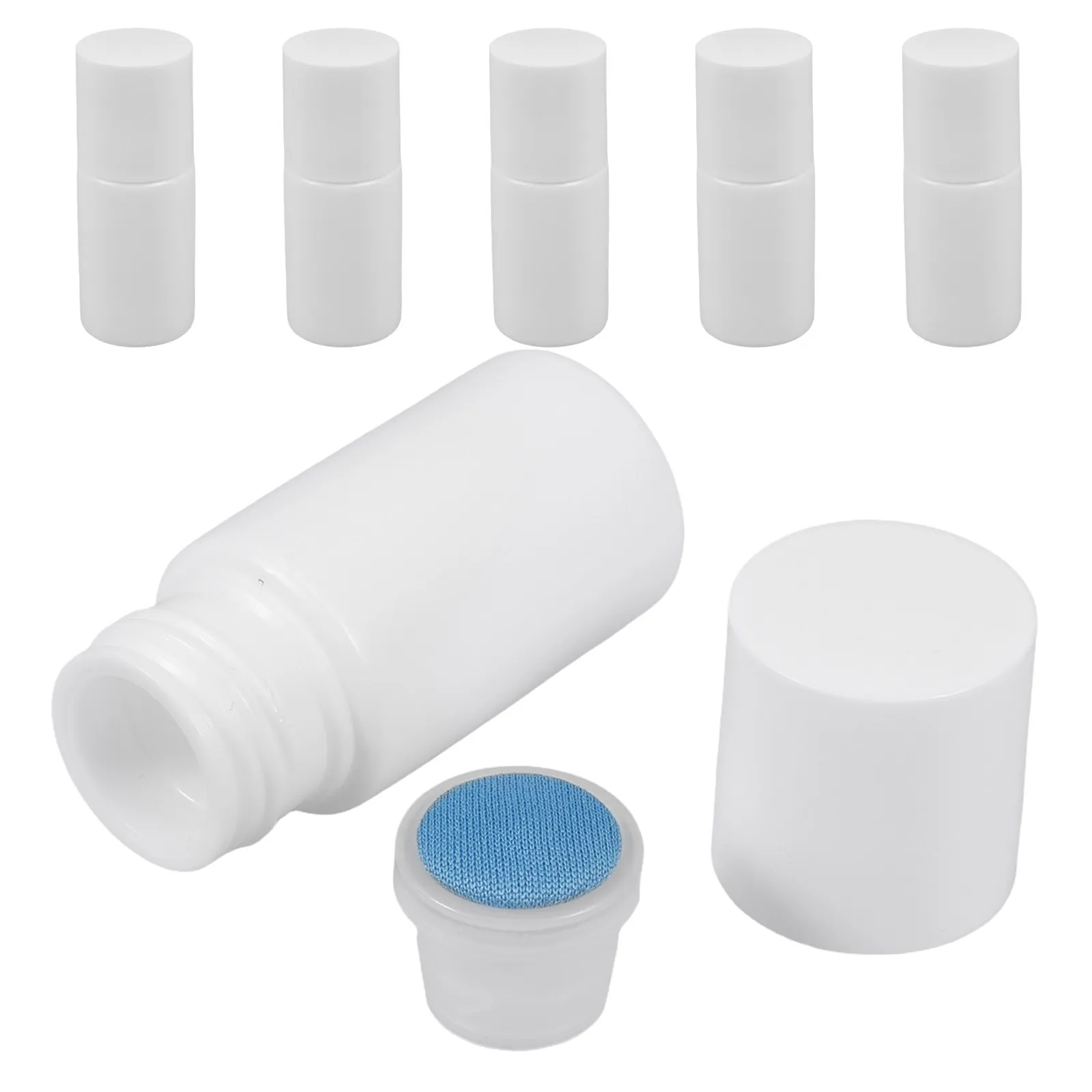 

6Pcs Empty Sponge Head Applicator Bottles Leak-Resistant Design for Cosmetics Glue Ink Fast Application Broad Usage in Daily