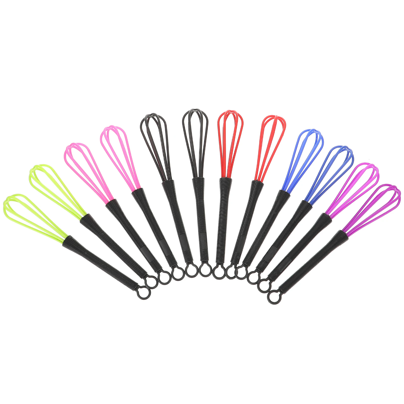 

12pcs Mixer Cream Whisk Manual Salon Hair Color Dye Mixing Tools Tools Color Dye Stirring Paste Mixing Instruments