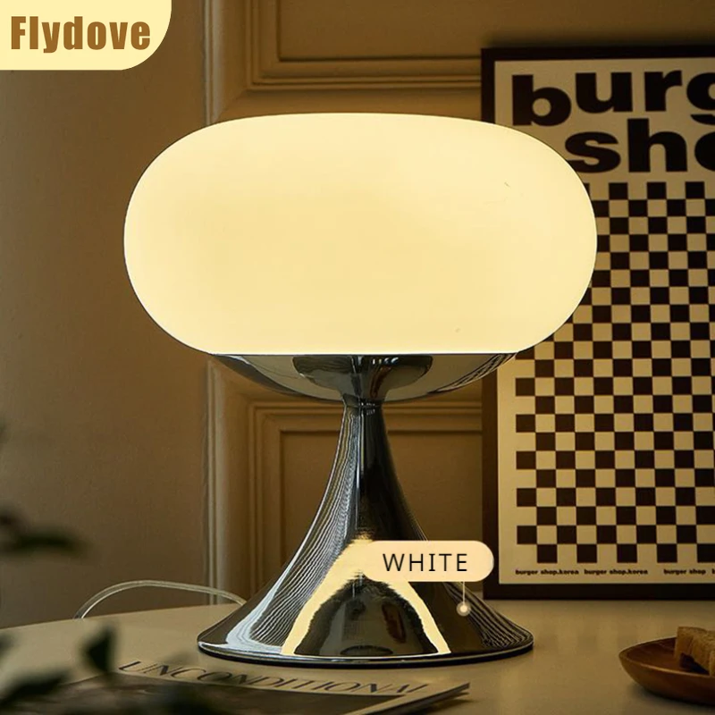 Creative Green/Yellow Apple Glass Desk Lamp Coffee Shop Girl's Bedroom Bedhead Atmosphere Decoration Projection LED Lighting