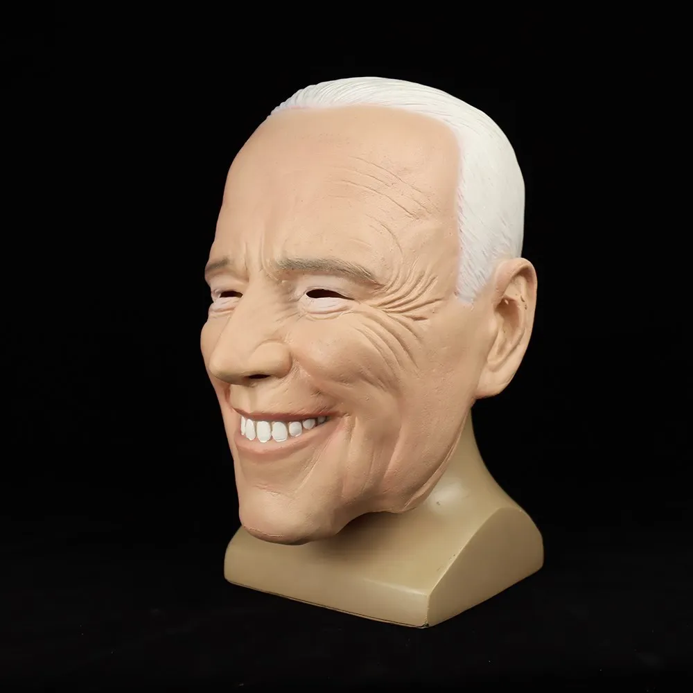 Joe Biden 2020เลือกตั้งประธานาธิบดีแคมเปญ Vote สำหรับ Joe Biden หน้ากากหมวกกันน็อกฮาโลวีน Masque เครื่องแต่งกาย Props