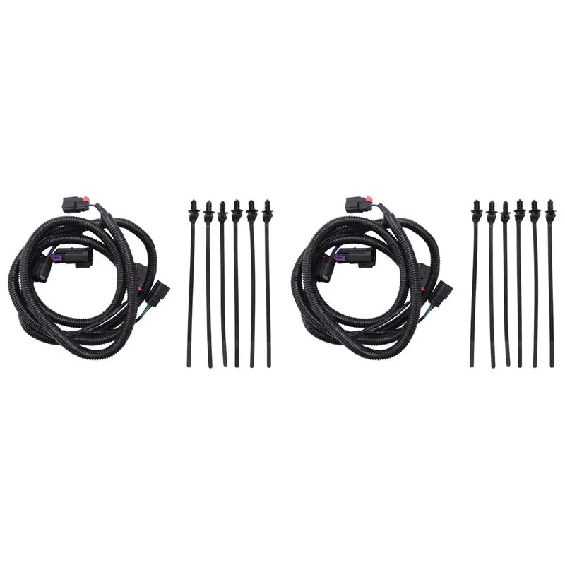2X For Suburban Tahoe GMC Yukon Rear Back Up Sensor Wire Harness 22899761