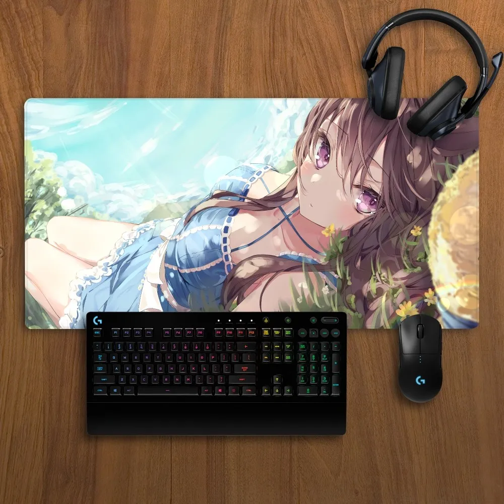 Uma Musume Mousepad Non-slip Lockedge Office Student Gaming Thickened Large Writing Pad Cushion