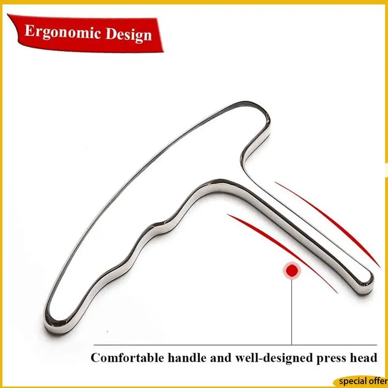 A61I Stainless Steel Trigger Massage Tool - Deep Tissue Massage - Acupressure Tool For Myofascial Release Pain Relief