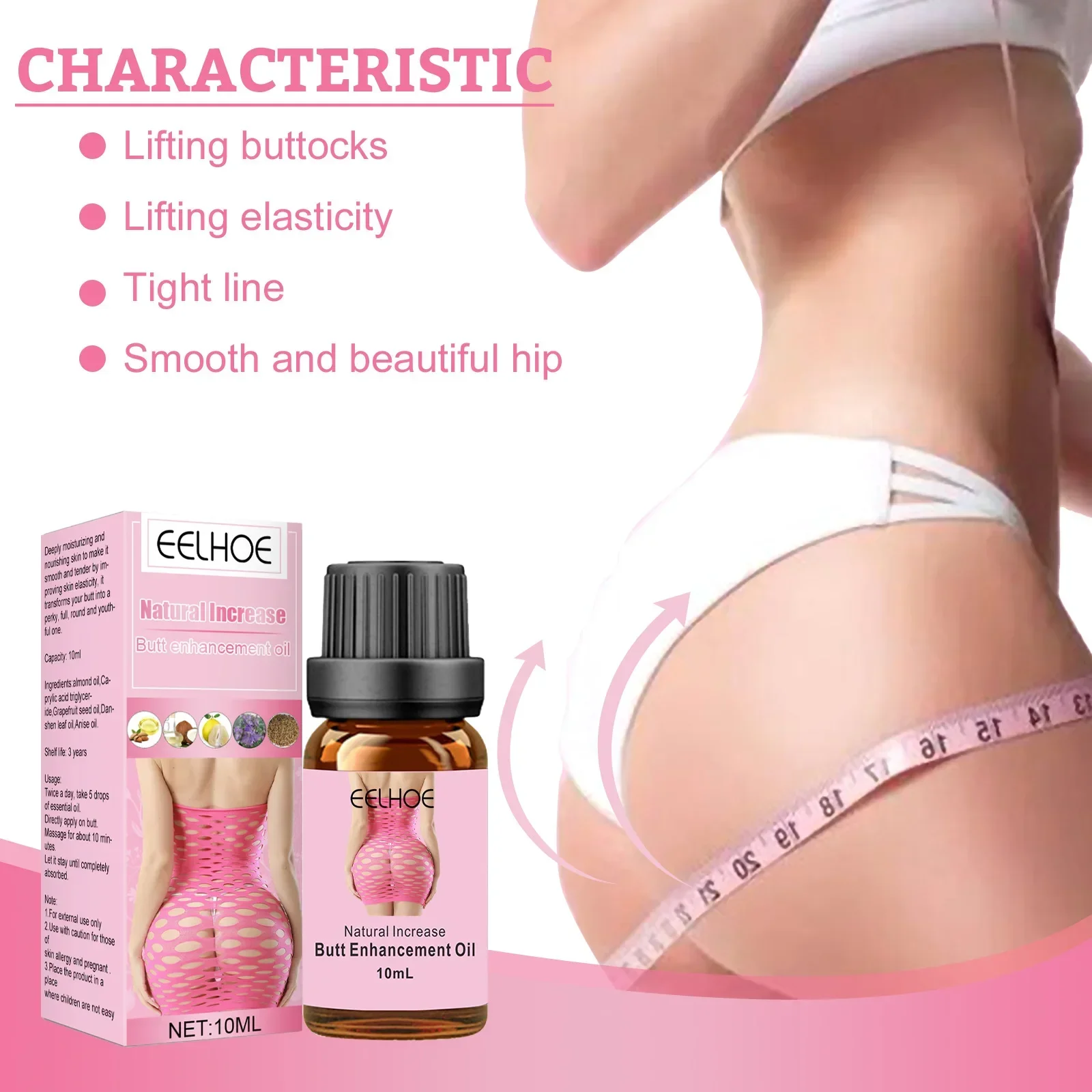 Énergie raffermissant et raffermissant pour les fesses pour femme, produit de beauté et de santé pour un corps plus grand et sexy