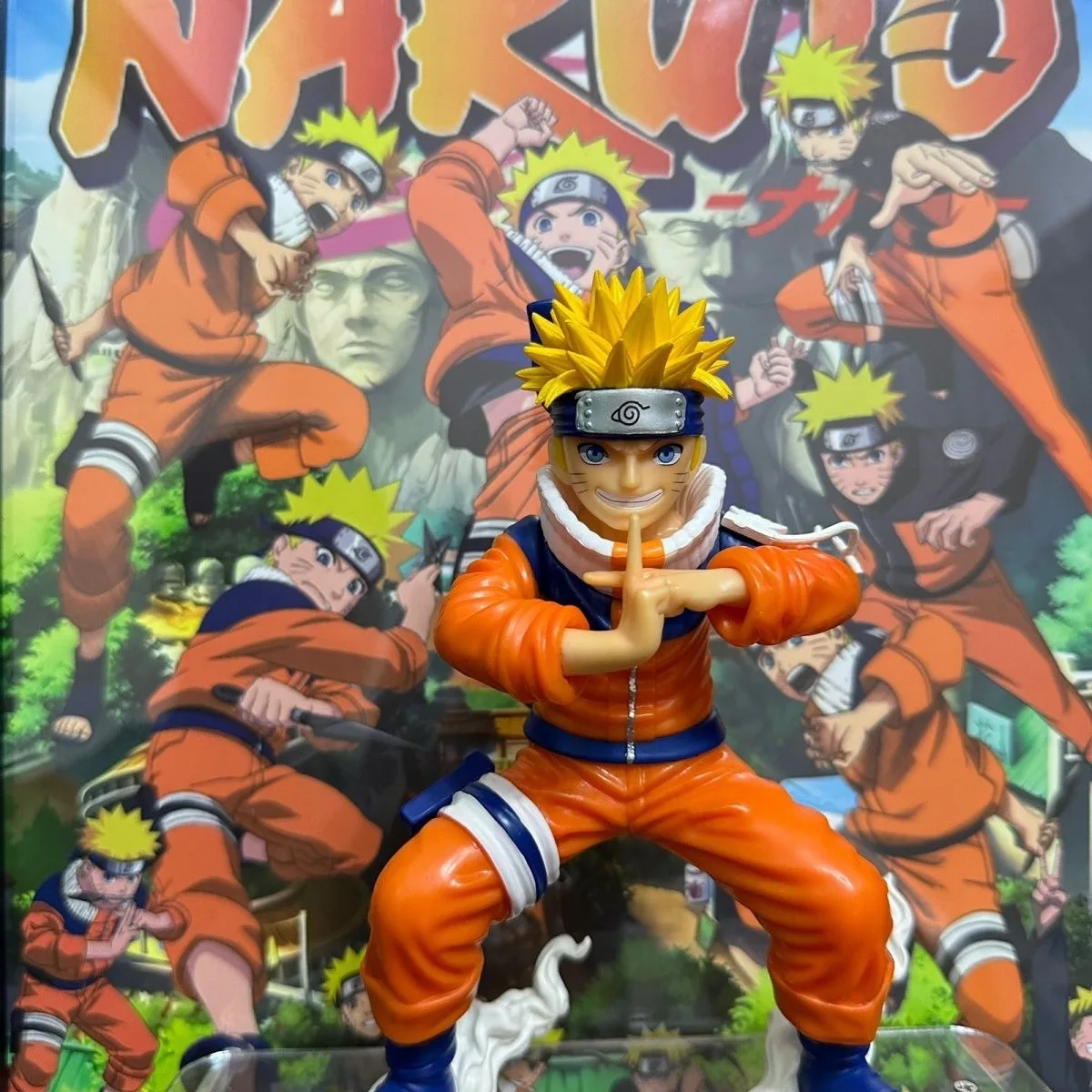 Póster Artístico de figura de Anime Uzumaki Naruto, 40x30CM, pintura de pared de calidad HD, carteles Retro, pinturas decorativas para el hogar