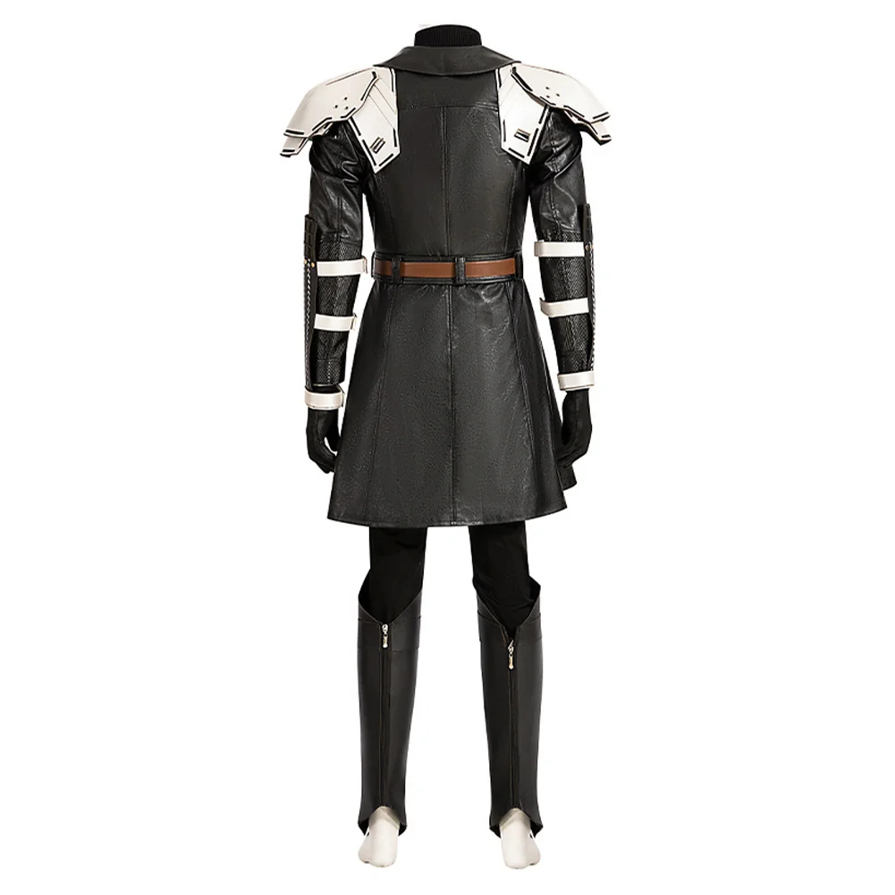 Final Cos Fantasy Sephiroth Top Pants cintura abiti Costume Cosplay uniforme da uomo adulto Halloween Carnival Party travestimento