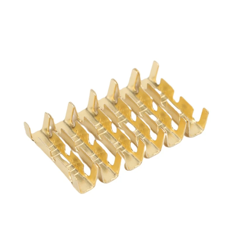 453 U-shaped Terminal Tab Cold Inserts Connectors Cold Terminal Small Teeth Fascia Terminal,0.3-1.5mm2 Wire Crimp Connector image 2