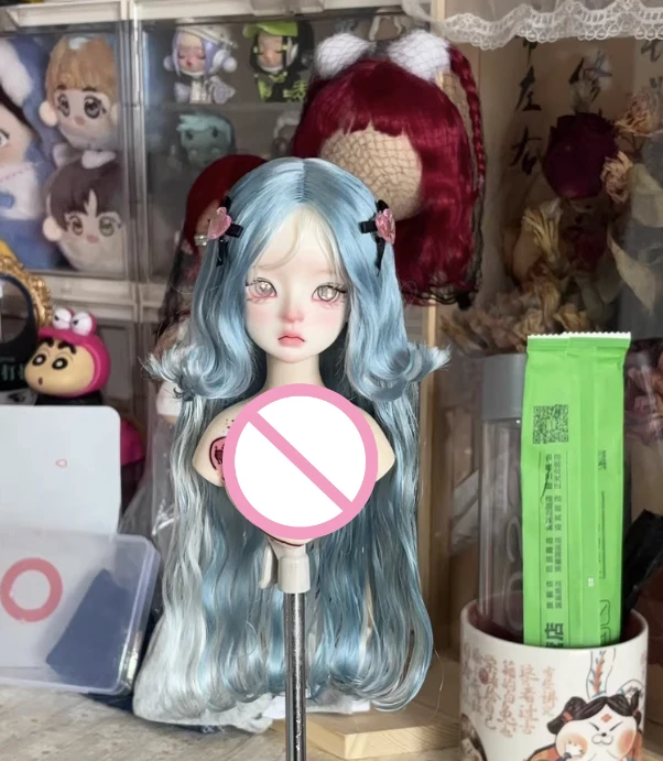 Handmade BJD Wigs for 1/6 & 1/4 Dolls: Custom Mohair Wigs in Straight, Braided & Updo Styles - Ball Jointed Doll Hair