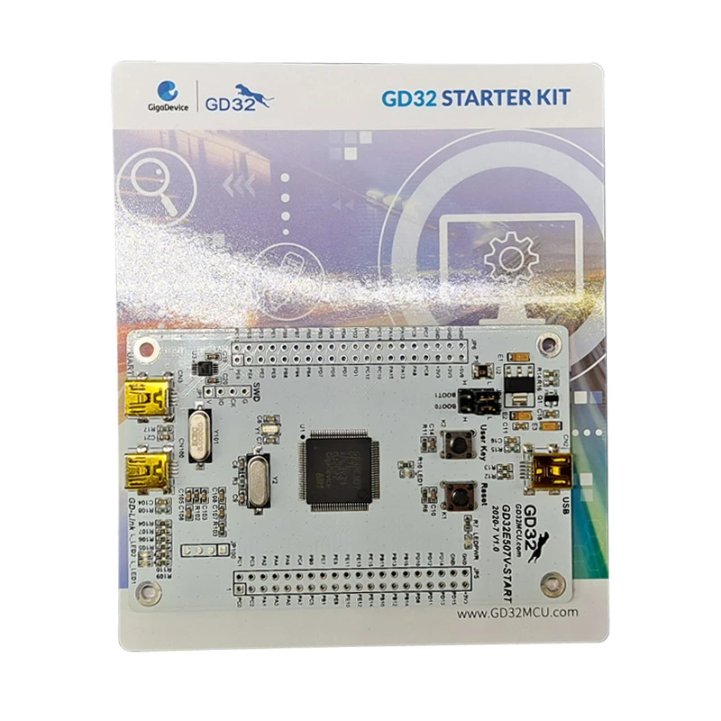 1 قطعة [المتجر الرئيسي GD32] GD32E507V-START لوحة تعليمية على مستوى الدخول/لوحة التطوير/لوحة التقييم