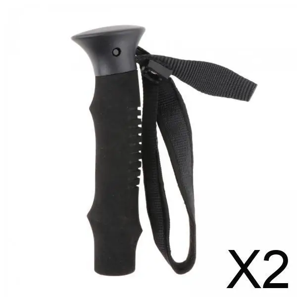 

Telescopic Hiking Pole Handle Plastic Trekking Stick Grip Replacement Accessory Walking Cane Adapter for Mountain Camping
